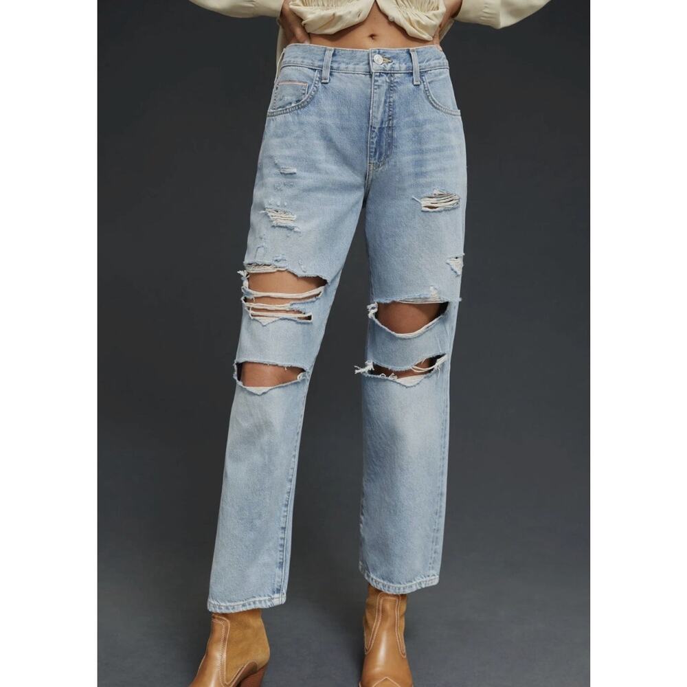 NWOT Pilcro Baggy Slim Boyfriend High-Rise Relaxed Jeans | Size 28